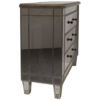 Reproduction Art Deco Inspired Mirrored Commode
